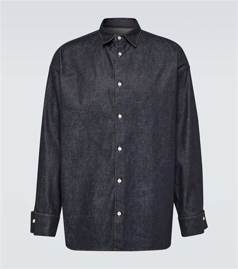 chemise en jean prada